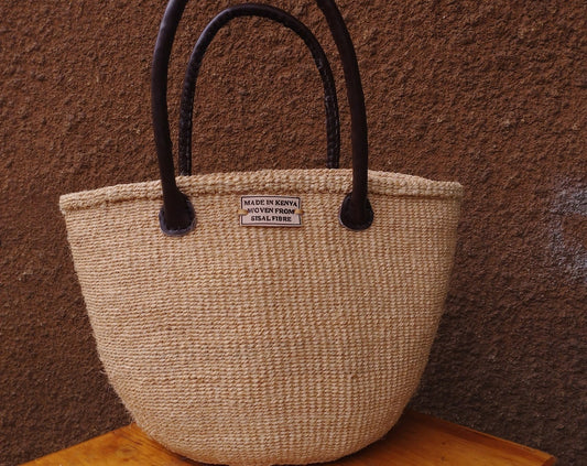 Sandy Beach bag, earth tone, Natural color kiondo bag